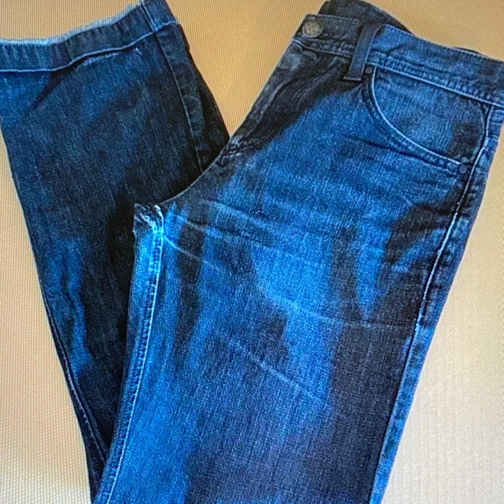 Armani Exchange Men's Straight Jeans in Blue Wash